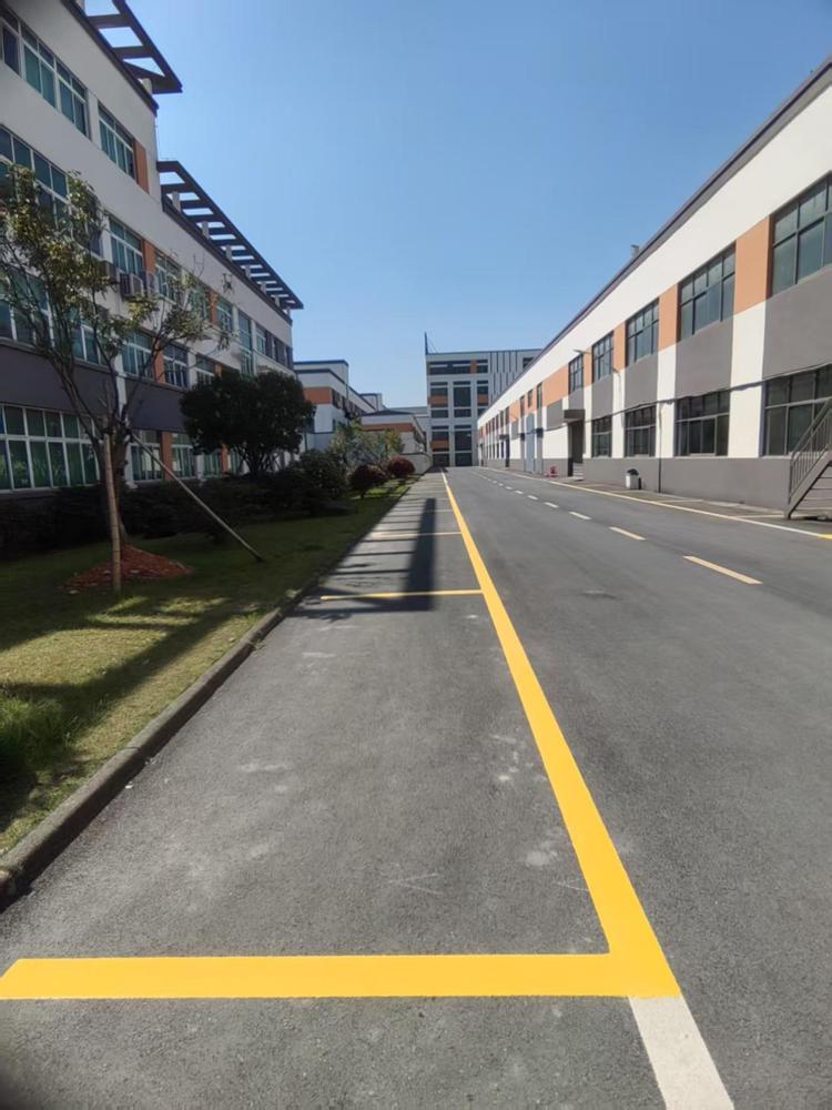 绍兴工厂道路划线，车位划线