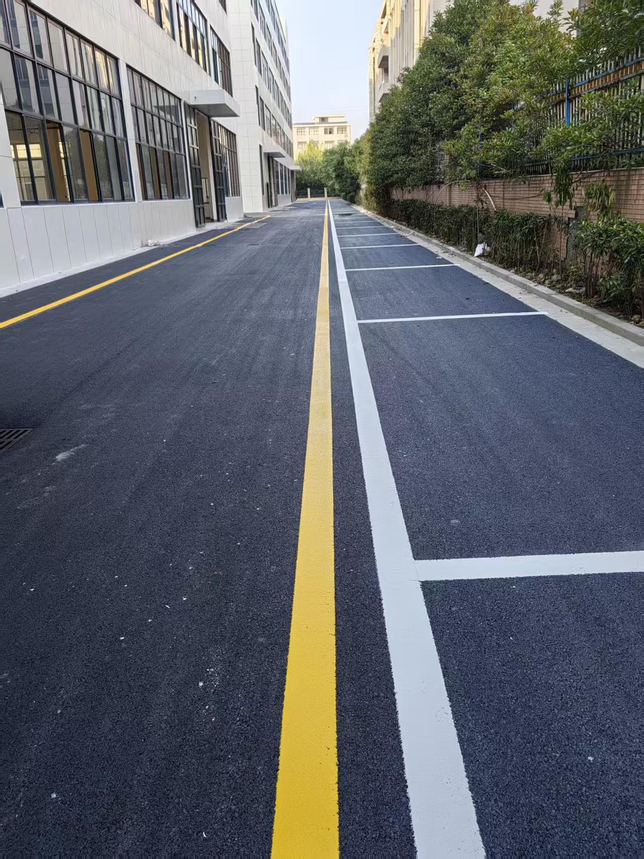 绍兴厂区道路划线、停车位划线